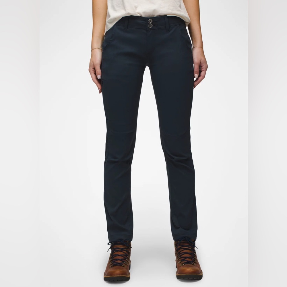 Prana Halle Navy Blue Mid-Rise Straight Hiking Pants - Never Worn!